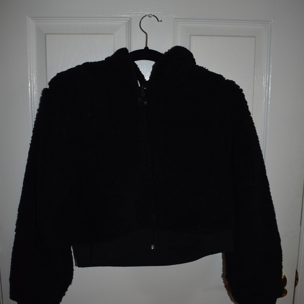 Gilly Hicks crop reversible sherpa